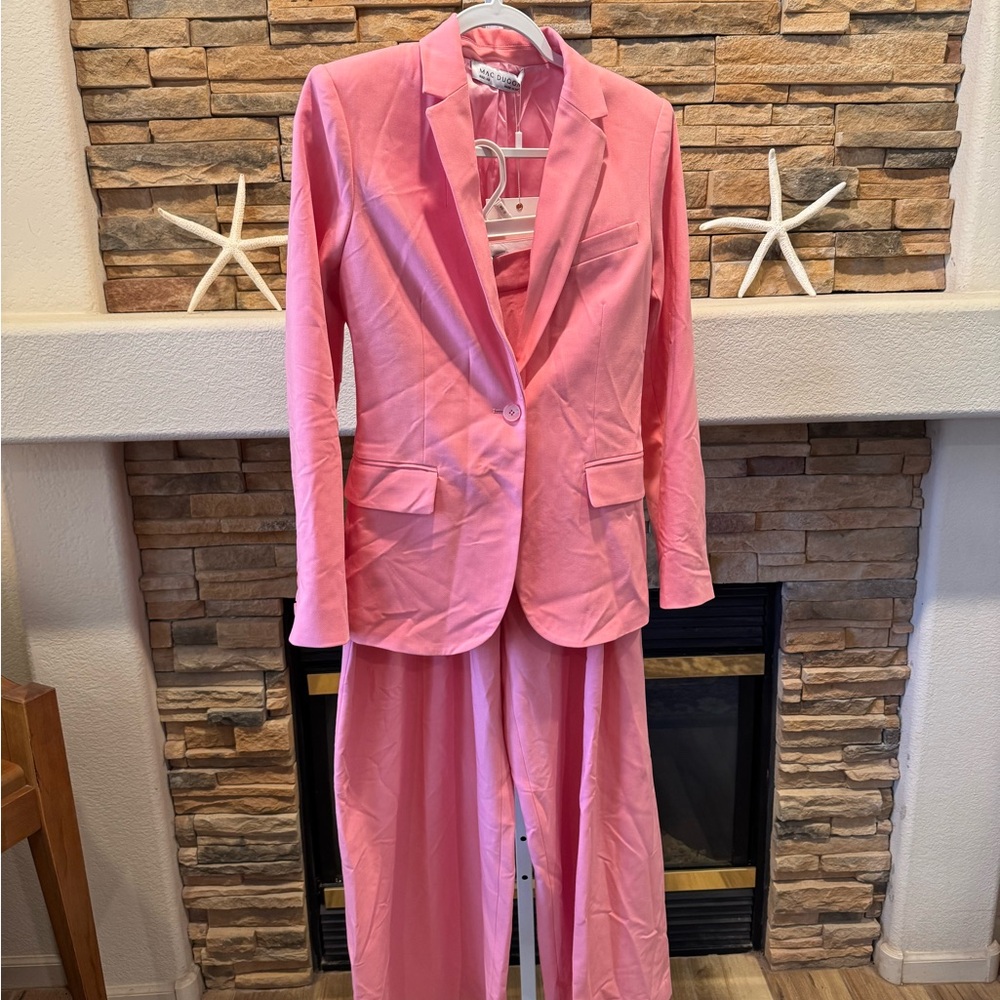 Mac Duggal Vibrant Pink Women's Pantsuit Size XS - Picture 6 of 16